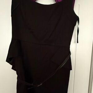 Elegant Black Sleeveless Dress